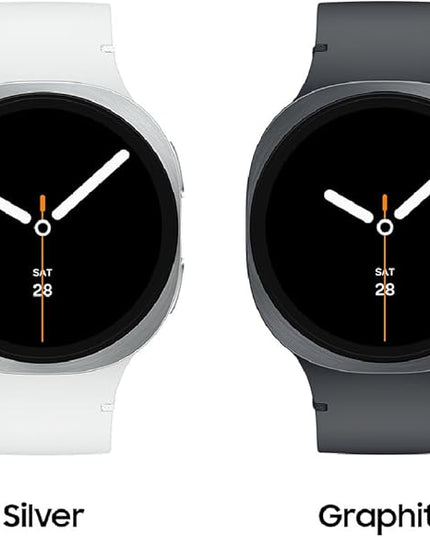 Samsung Galaxy Watch 8 (2025) 40mm Bluetooth Smartwatch, Cushion Design, Fitness Tracker, Sleep Coaching, Running Coach, Energy Score, Heart Rate Tracking, Graphite [US Version, 2 Yr Warranty]
