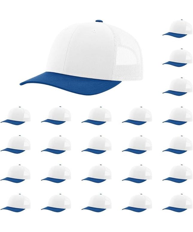 Richardson 112 Classic Six-Panel Adjustable Snapback Trucker Cap | Bulk Packs Available
