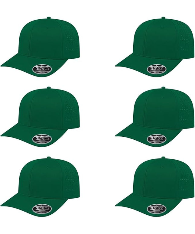 Cap America i8533 Flexfit 110 Perforated Performance Snapback Mid Profile 6-Panel Cap w/UV Guard & Adjustable Snapback