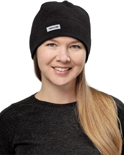 Turtle Fur Fleece Winter Beanie for Men and Women - Soft, Stretchy, Breathable Winter Hat That Won't Overheat Under Helmet