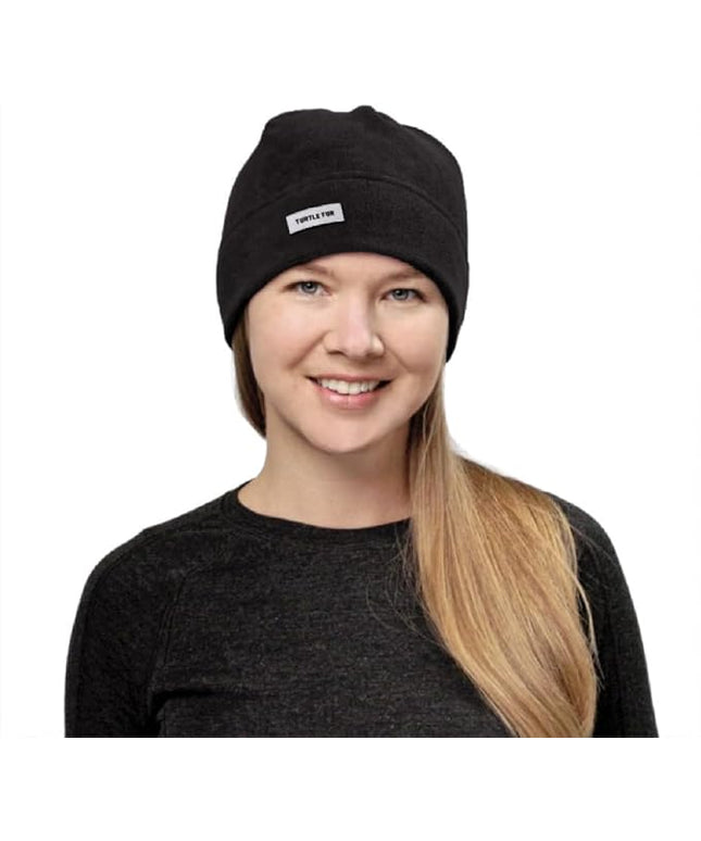 Turtle Fur Fleece Winter Beanie for Men and Women - Soft, Stretchy, Breathable Winter Hat That Won't Overheat Under Helmet