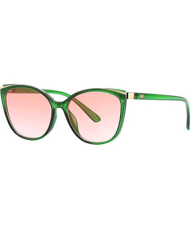 Trendy Cat Eye Sunglasses for Women Fashion Cateye UV400 Protection Glasses CL22017