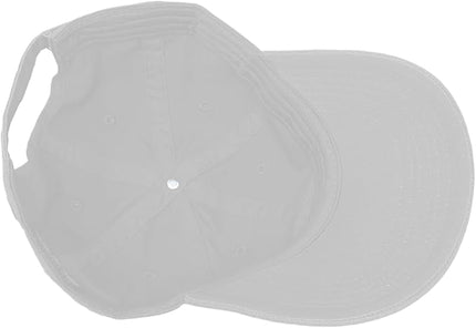 Glory Max 100% Cotton Baseball Cap Classic Plain Low Profile Golf Dad Hat Buckle Adjustable