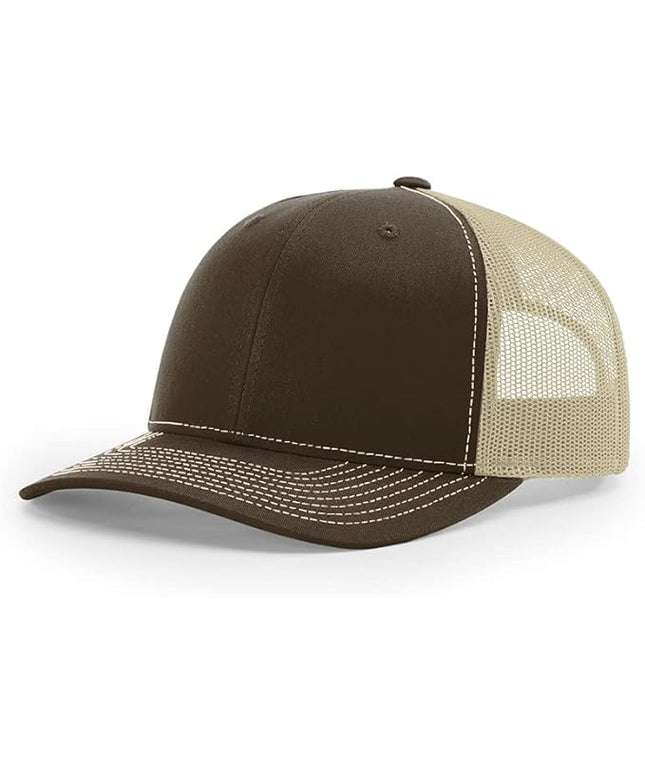Richardson 112 Classic Six-Panel Adjustable Snapback Trucker Cap | Bulk Packs Available