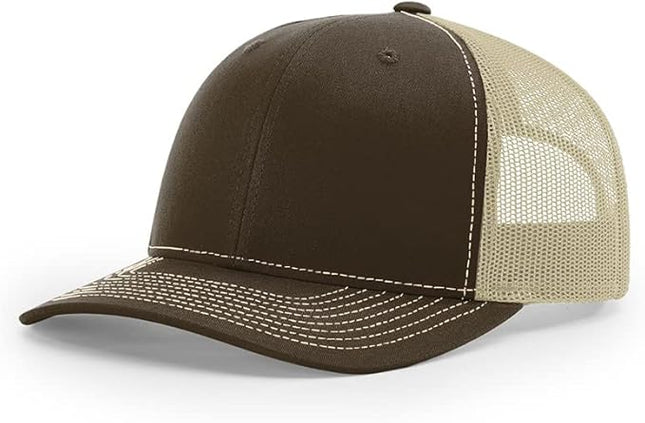 Richardson 112 Classic Six-Panel Adjustable Snapback Trucker Cap | Bulk Packs Available