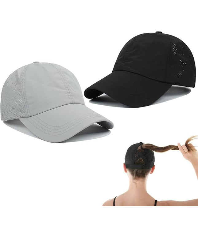 VOASTEK Running Hats for Men Baseball Cap Outdoor Essentials Runner Hat Jogging Cap Tennis Golf Workout Hats