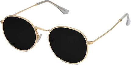 SOJOS Small Round Polarized Sunglasses for Women Men Classic Vintage Retro Shades UV400 SJ1014