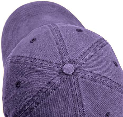 HH HOFNEN Men Women Washed Distressed Twill Cotton Baseball Cap Vintage Adjustable Dad Hat