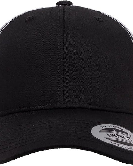 Yupoong Classic Premium Mesh 6 Panel Retro Trucker Cap | Mid Profile Snapback | OSFA | Bulk Pack Available