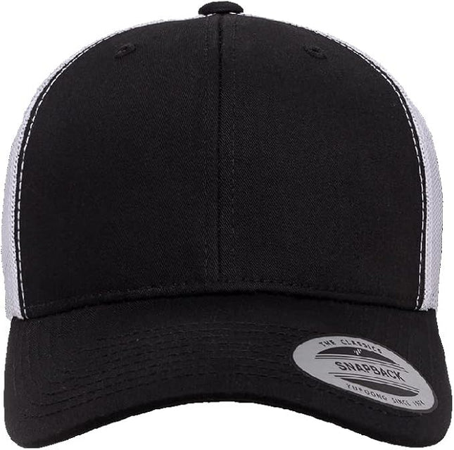 Yupoong Classic Premium Mesh 6 Panel Retro Trucker Cap | Mid Profile Snapback | OSFA | Bulk Pack Available