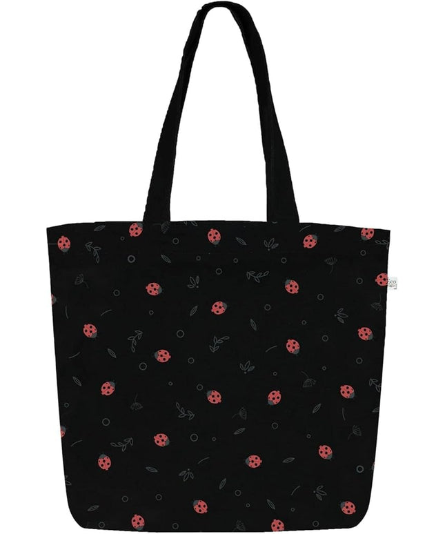 Ecoright Aesthetic Canvas Tote Bag for Women Large Zipper Tote Bags with Pocket, Womens Tote Bag for Yoga, Work, Beach