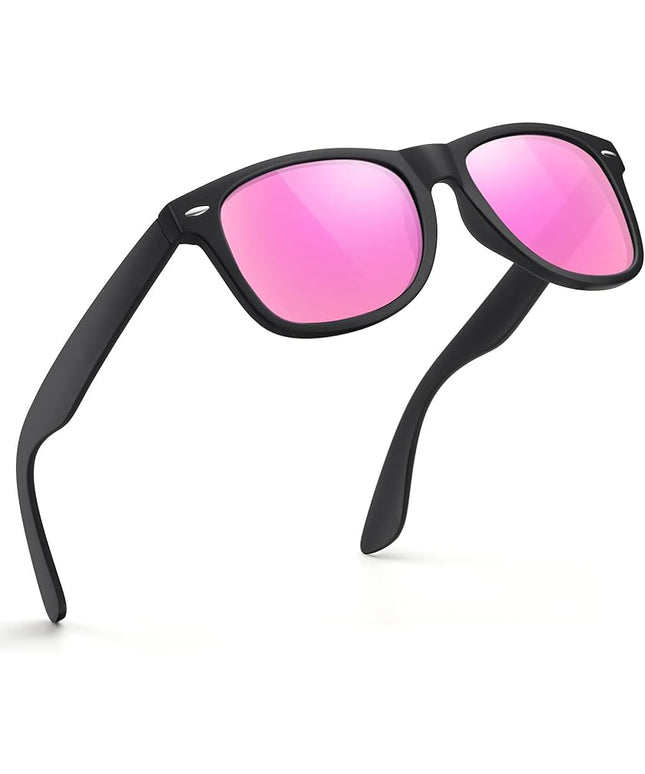 FEIDUSUN Sunglasses Men Polarized Sunglasses for Mens and Womens,Black Retro Sun Glasses Driving Fishing UV Protection