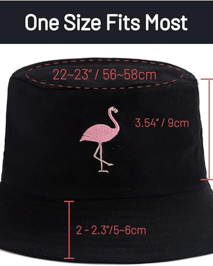 Cotton Bucket Hat for Women Men Summer Travel Sun Beach Bucket Cap, Unisex Outdoor Fisherman Hat