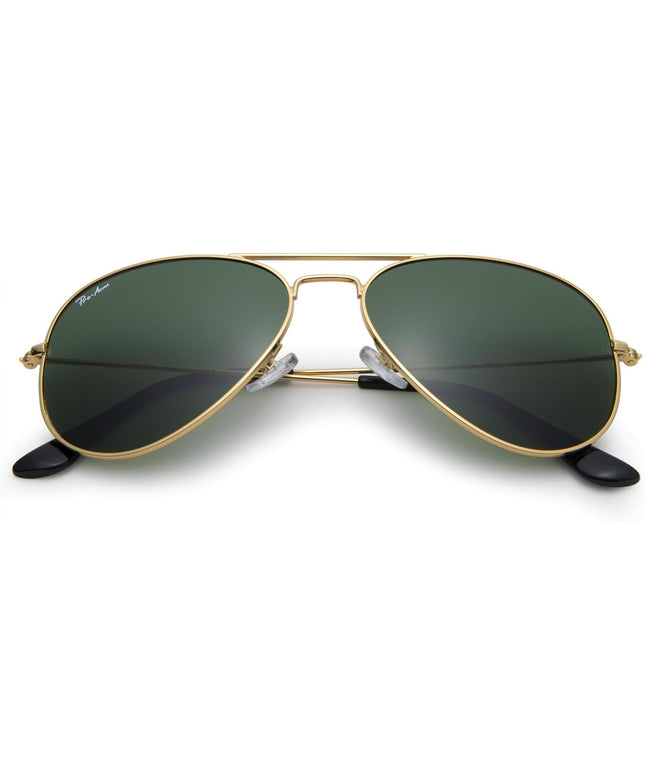 Pro Acme Classic Aviator Sunglasses for Women & Men Glass Lens Metal Frame UV400 Driver Sunglasses