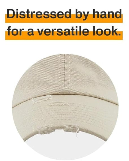 KBETHOS Vintage Washed Distressed Cotton Dad Hat Baseball Cap Adjustable Polo Trucker Unisex Style Headwear
