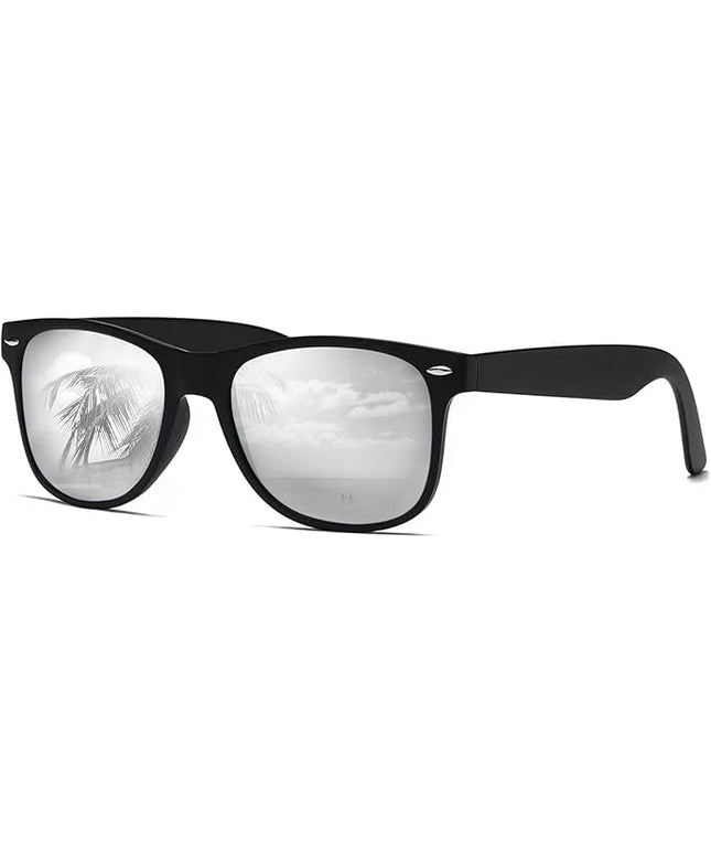 DEMIKOS Sunglasses Men Polarized Sunglasses for Mens Womens Retro Mirror Lens for Driving Fishing UV Protection