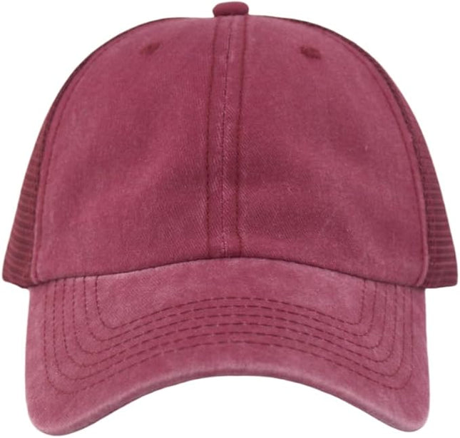 TSSGBL M, L, XL, XXL Snapback Trucker Hats Baseball Caps Adjustable Blank Mesh Back Ball Caps for Men Women