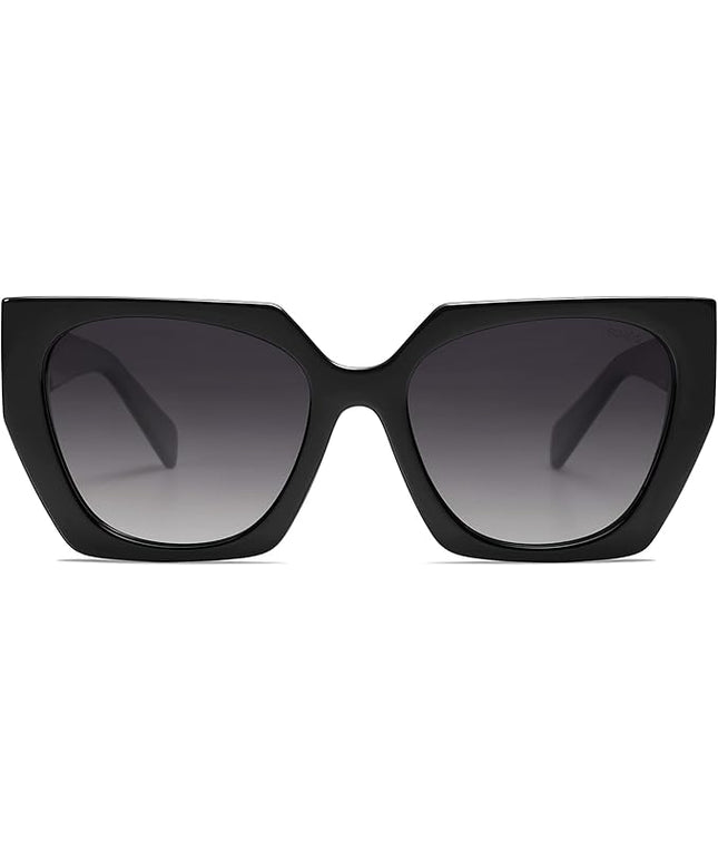 SOJOS Large Oversized Polarized Sunglasses for Women, Big Designer Womens Trendy Square Shades SJ2205