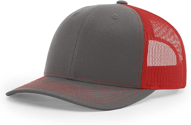 Richardson 112 Classic Six-Panel Adjustable Snapback Trucker Cap | Bulk Packs Available