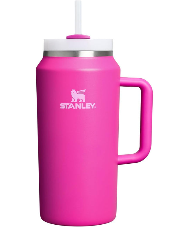STANLEY Quencher H2.0 Tumbler with Handle and Straw 64 oz | Flowstate 3-Position Lid | Large Capacity for Travel & Sports | Insulated Stainless Steel Cup | BPA-Free | Violet Blossom