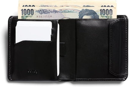 Bellroy Coin Wallet (Slim Coin Wallet, Bifold Leather Design, Holds 4-8 Cards, Magnetic Closure Coin Pouch)