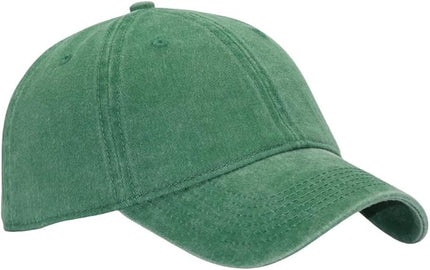 YEANIY Vintage Washed Cotton Plain Baseball Caps Adjustable Unstructured Soft Blank Casual Dad Ball Hats for Men Women