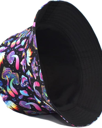 Malaxlx Unisex Bucket Hat Beach Sun Hat Aesthetic Fishing Hat for Men Women Teens, Reversible Double-Side-Wear