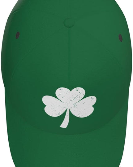 St. Patrick's Day Lucky Shamrock Hat Adjustable Irish Green Clover Baseball Cap Trucker Hat for Men Women