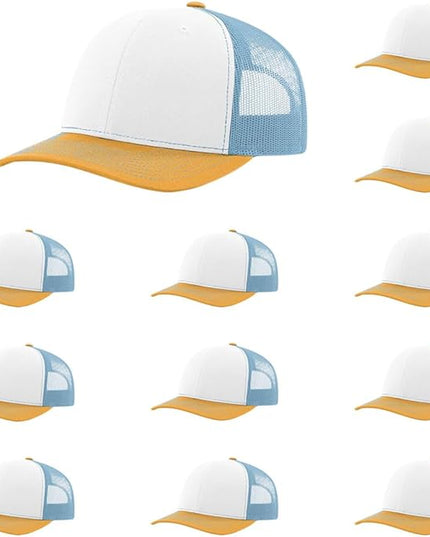 Richardson 112 Classic Six-Panel Adjustable Snapback Trucker Cap | Bulk Packs Available