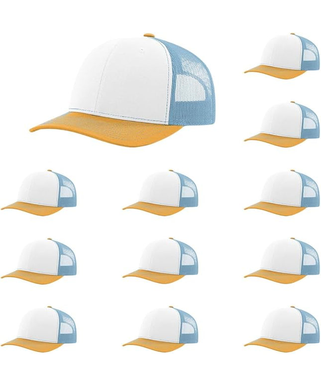 Richardson 112 Classic Six-Panel Adjustable Snapback Trucker Cap | Bulk Packs Available