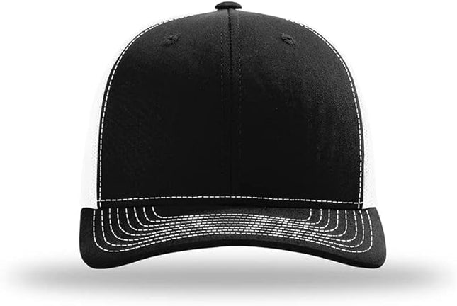 Richardson 112 Classic Six-Panel Adjustable Snapback Trucker Cap | Bulk Packs Available