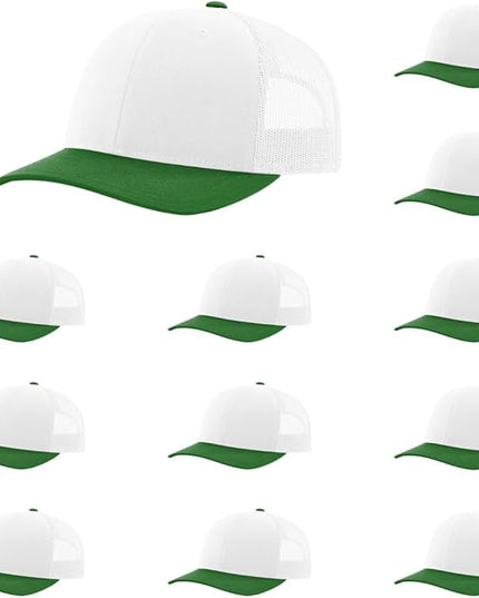 Richardson 112 Classic Six-Panel Adjustable Snapback Trucker Cap | Bulk Packs Available