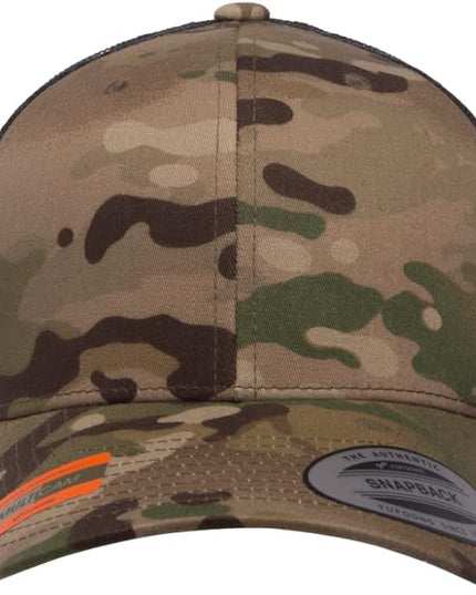 Mrlahat 6606 Yupoong Classics Retro Trucker Cap with Black Bandana