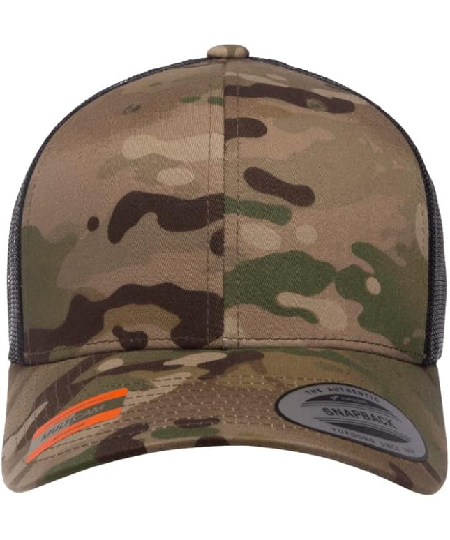 Mrlahat 6606 Yupoong Classics Retro Trucker Cap with Black Bandana