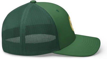 Dogecoin Crypto Embroidered Logo Trucker Cap