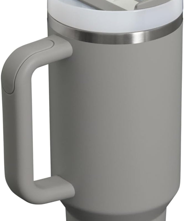 STANLEY Quencher H2.0 Tumbler with Handle and Straw 40 oz | Flowstate 3-Position Lid | Cup Holder Compatible for Travel | Insulated Stainless Steel Cup | BPA-Free | Ash