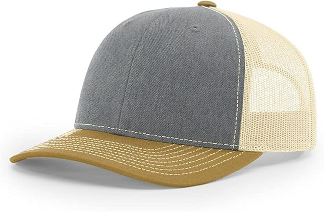 Richardson 112 Classic Six-Panel Adjustable Snapback Trucker Cap | Bulk Packs Available