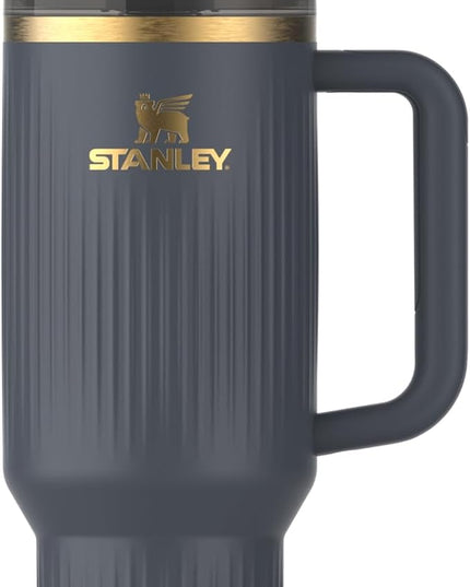 STANLEY Quencher H2.0 Tumbler with Handle and Straw 40 oz | Flowstate 3-Position Lid | Cup Holder Compatible for Travel | Insulated Stainless Steel Cup | BPA-Free | Fluted Twilight