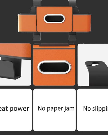 DDRIC Car Organizers and Storage Box, 2026 New 3-in-1 Car Backseat Organizer, Multifunctional Car Seat Back Storage Box with Tissue Holder 2 Cup, for Hold Phone, Drinks, Handbag (2-B)