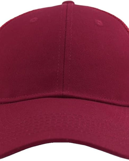 TSSGBL Classic Mesh Trucker Hat, Small & OSFM & XXL Options, Men Women Basic Adjustable Snapback Plain Blank Baseball Cap