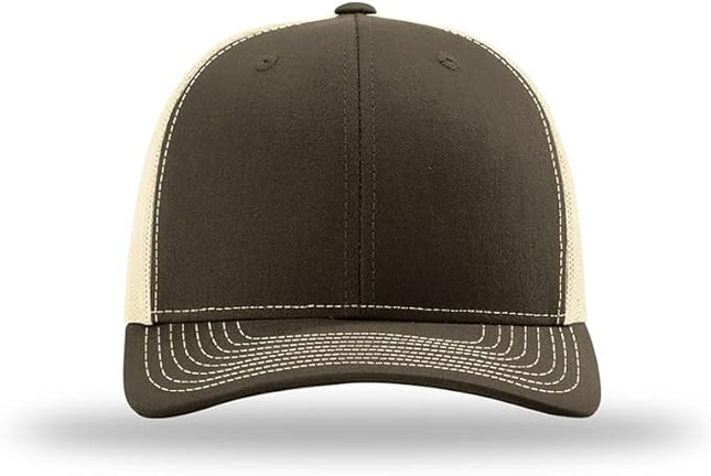Richardson 112 Classic Six-Panel Adjustable Snapback Trucker Cap | Bulk Packs Available