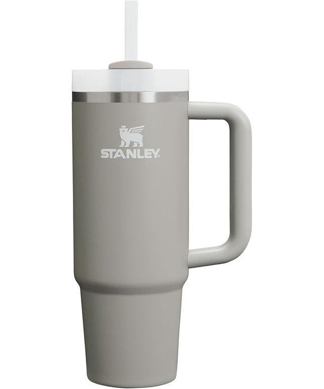 STANLEY Quencher H2.0 Tumbler with Handle and Straw 30 oz | Flowstate 3-Position Lid | Cup Holder Compatible for Travel | Insulated Stainless Steel Cup | BPA-Free | Ash