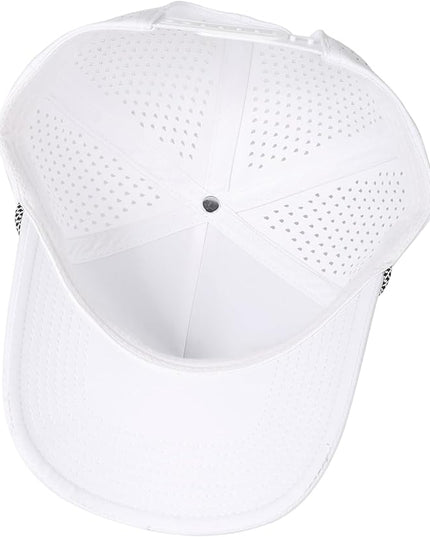 Quick Dry Baseball Cap Snapback Hats Mesh Trucker Hat for Men Women Water-Resistant Outdoor Golf Hat Ball Cap
