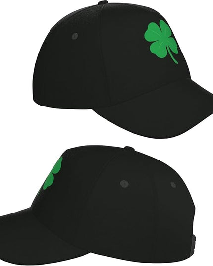 St. Patrick's Day Baseball Cap, Irish Green Clover Trucker Hat for Men Women, Fashion Adjustable Sun Visor Dad Hat