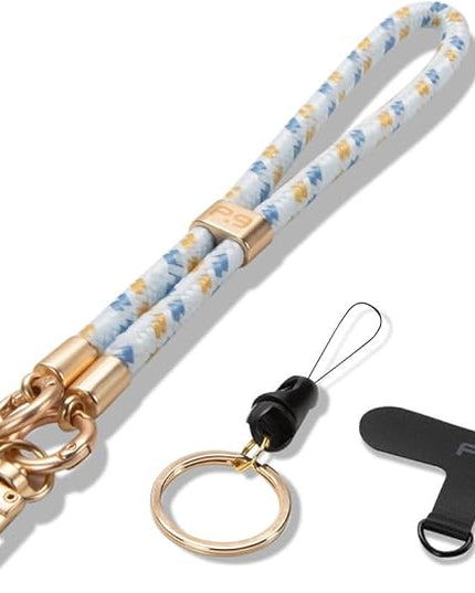 PureGear Universal Nylon Phone Wrist Lanyard Wrist Strap, Key Chain Ring, Phone Tether Tab, Wristlet for Apple iPhone