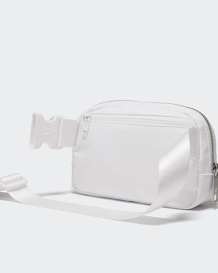 Pander Everywhere Belt Bag for Women, Fashion Waist Packs, Crossbody Bags, Everywhere Belt Bag with Adjustable Strap (Pure White).