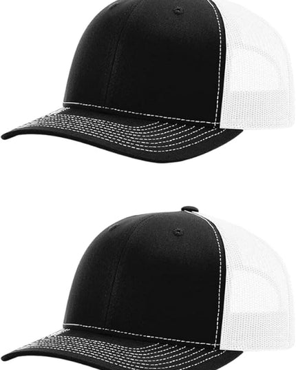 Richardson 112 Classic Six-Panel Adjustable Snapback Trucker Cap | Bulk Packs Available