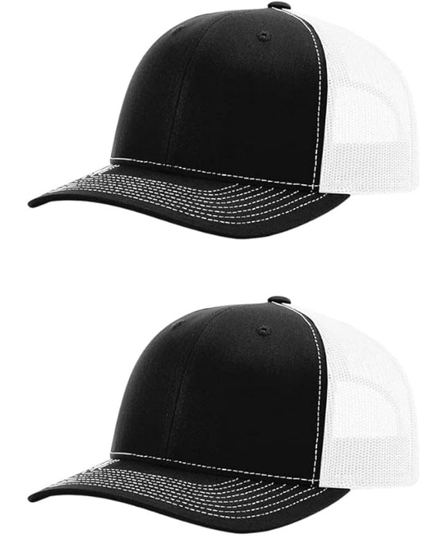 Richardson 112 Classic Six-Panel Adjustable Snapback Trucker Cap | Bulk Packs Available