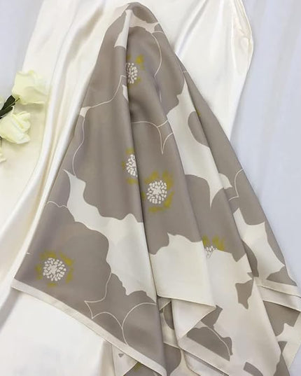 Julunar Silk Like Head Scarf for Women - Satin Large Hair Scarves - 35" Square Silk Hair Wrap for Sleeping with Gift Packed