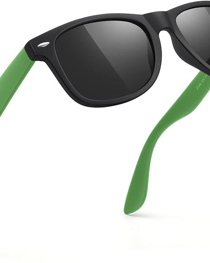 FEIDUSUN Sunglasses Men Polarized Sunglasses for Mens and Womens,Black Retro Sun Glasses Driving Fishing UV Protection